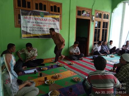 Musyawarah Dusun Gambar dalam rangka penyusunan RPJMDesa 2019-2025